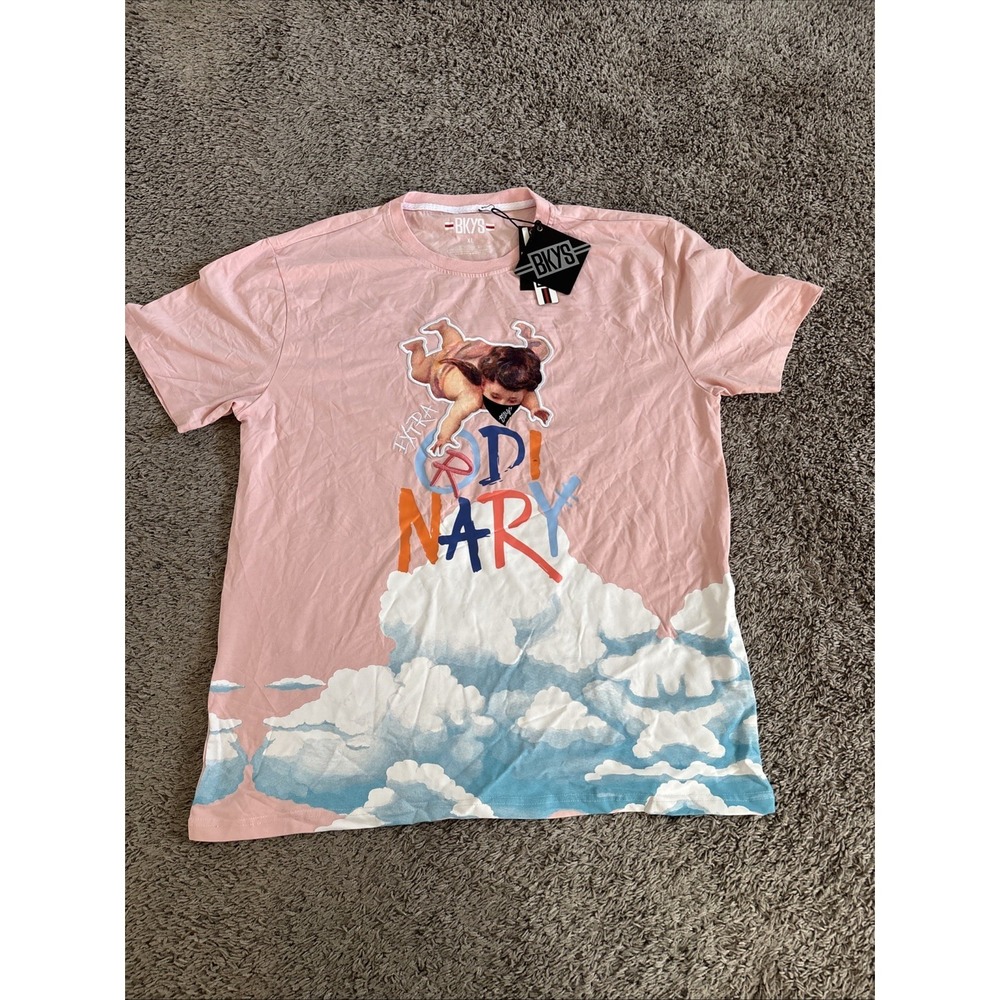BKYS Extra Ordinary‎ Pink T-Shirt Men's Extra Large XL